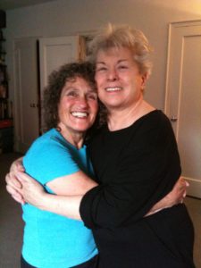 Joan Price and Betty Dodson hug 2011